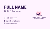 Animal Veterinary Rehabilitation Business Card Design