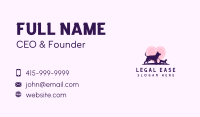 Animal Veterinary Rehabilitation Business Card