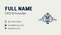 Barbershop Haircut Grooming Business Card Design