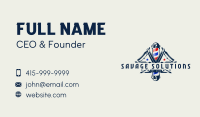 Barbershop Haircut Grooming Business Card Image Preview