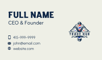 Barbershop Haircut Grooming Business Card Image Preview