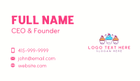 Cherry Cupcake Dessert Business Card