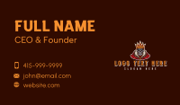 King Skull Crown Business Card