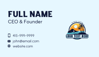 Beach Travel Vacation Business Card