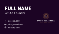 Elegant Luxury Ornament Business Card