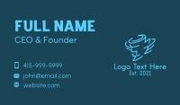 Disaster Business Card example 4