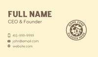 Axe Sawmill Lumberjack Business Card