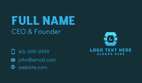 Digital Tech Company  Business Card Design