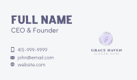 Lavender Business Card example 4