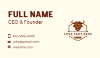 Buffalo Yak Ranch Business Card