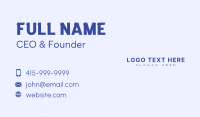 Generic Masculine Brand Business Card