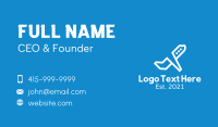 Airline Plane Takeoff Business Card