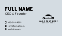 Black Car Wrench Business Card Design