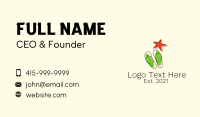 Beachwear Business Card example 1