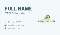 Construction Machine Excavator Business Card