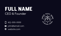 Cosmic Star Orbit Business Card Design