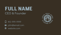 Outdoor Woods Sawmill Axe Business Card