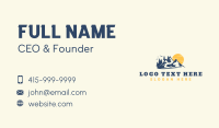 Forest Mountain Sunset Business Card