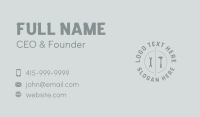 Wrench Hammer Tools Business Card