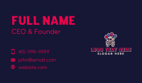 Cartoon Skull Casino  Business Card