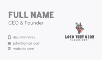 Rebel Wolf Profanity Business Card