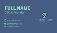 Pixelated Cyber Webcam Business Card