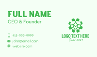 Green Gear Hop  Business Card Design