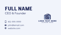 Photography Camera Lens Business Card