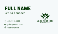 Green Arrow Marijuana Business Card Design