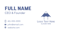 Blue Pencil Business Card example 2