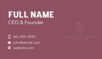 Body Wash Business Card example 1