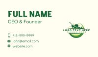 Lawn Mower Field Business Card