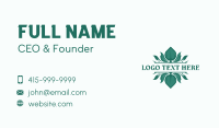 Botanical Organic Leaf Business Card