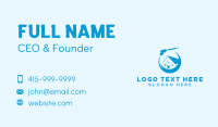 Pressure Washing House Business Card Design