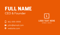 Sub-contractor Business Card example 2