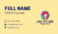 Colorful Generic Star  Business Card