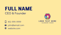 Colorful Generic Star  Business Card