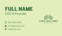 Eco Friendly Bicycle Business Card Design