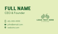 Eco Friendly Bicycle Business Card