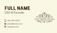 Vintage Whiskey Event Business Card