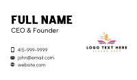 Kid Learning Book Business Card Design