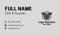 Military Camp Business Card example 3