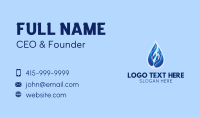 Hand Sanitizer Droplet Business Card