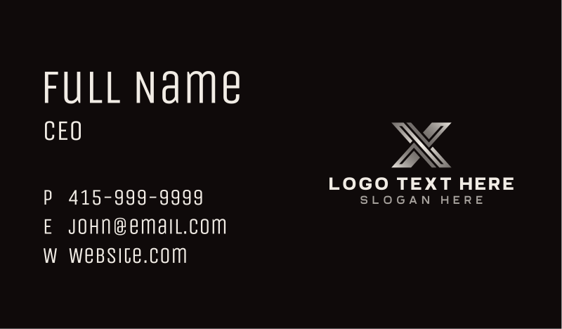 Industry Business Card example 3