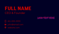 Cool Business Card example 4