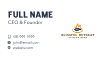 Hot Fish Grilling Business Card