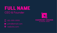 Magenta Business Card example 4