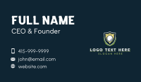 Golf Shield Competition Business Card