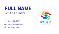 Colorful Creative Eye Business Card