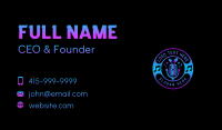 Radio Dj Podcast Business Card